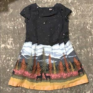 Genuine Kids 3T Gorgeous Night Sky / Nature Dress
